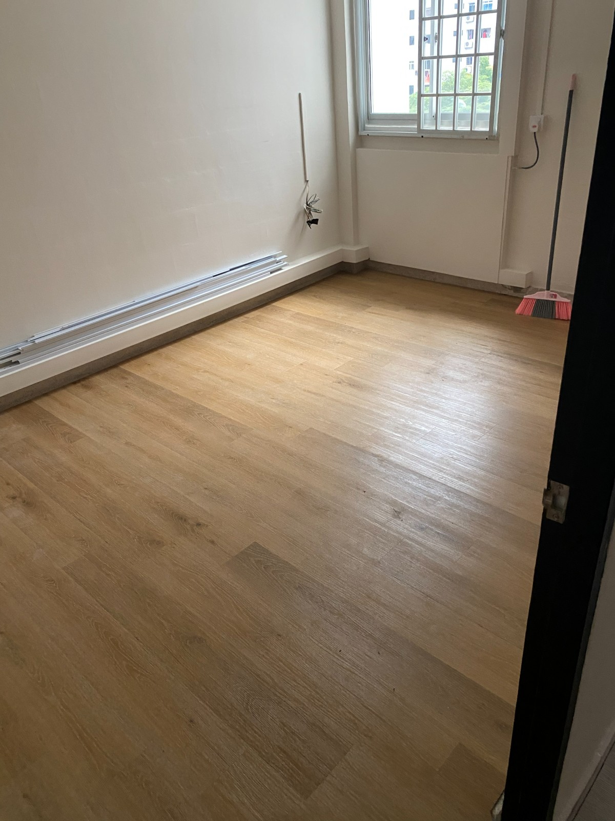 HDB bedroom vinyl flooring
