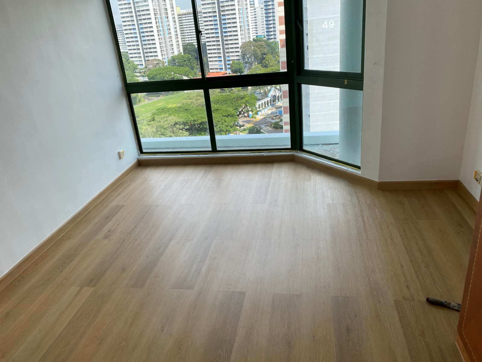 HDB bedroom vinyl flooring