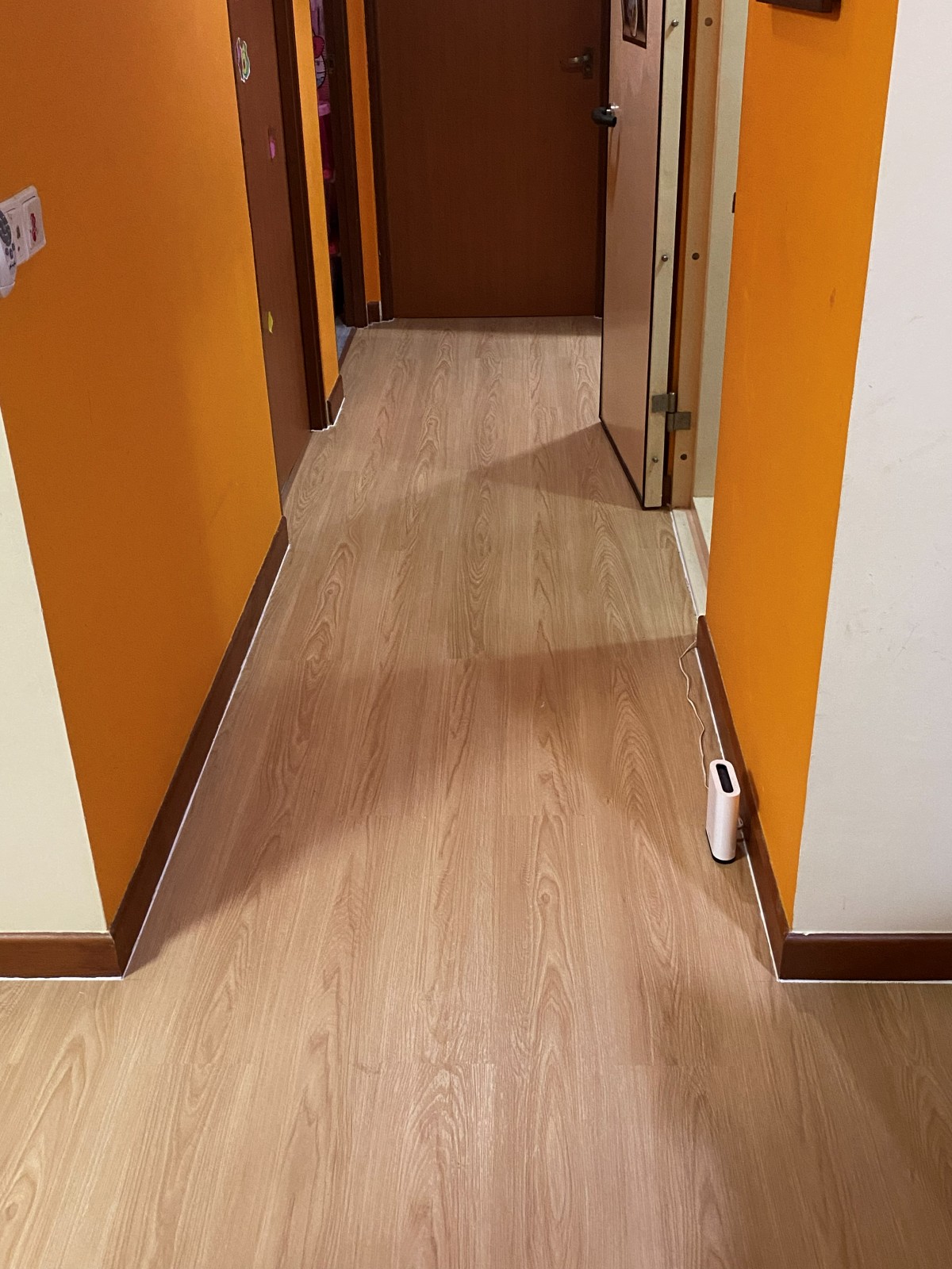 HDB corridor wood vinyl